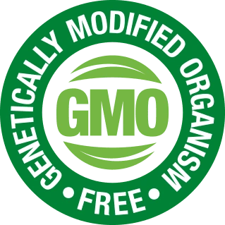 Genetically modified organism free badge